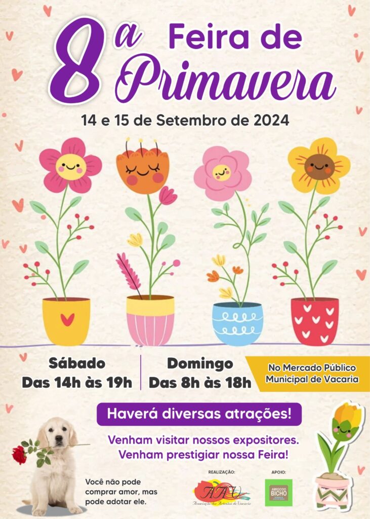 8ª Feira da Primavera 14 &15 de Setembro